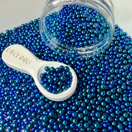 Mixed No Hole Dark Blue Pearls (2.5MM-5MM; NOT EDIBLE) D12-18