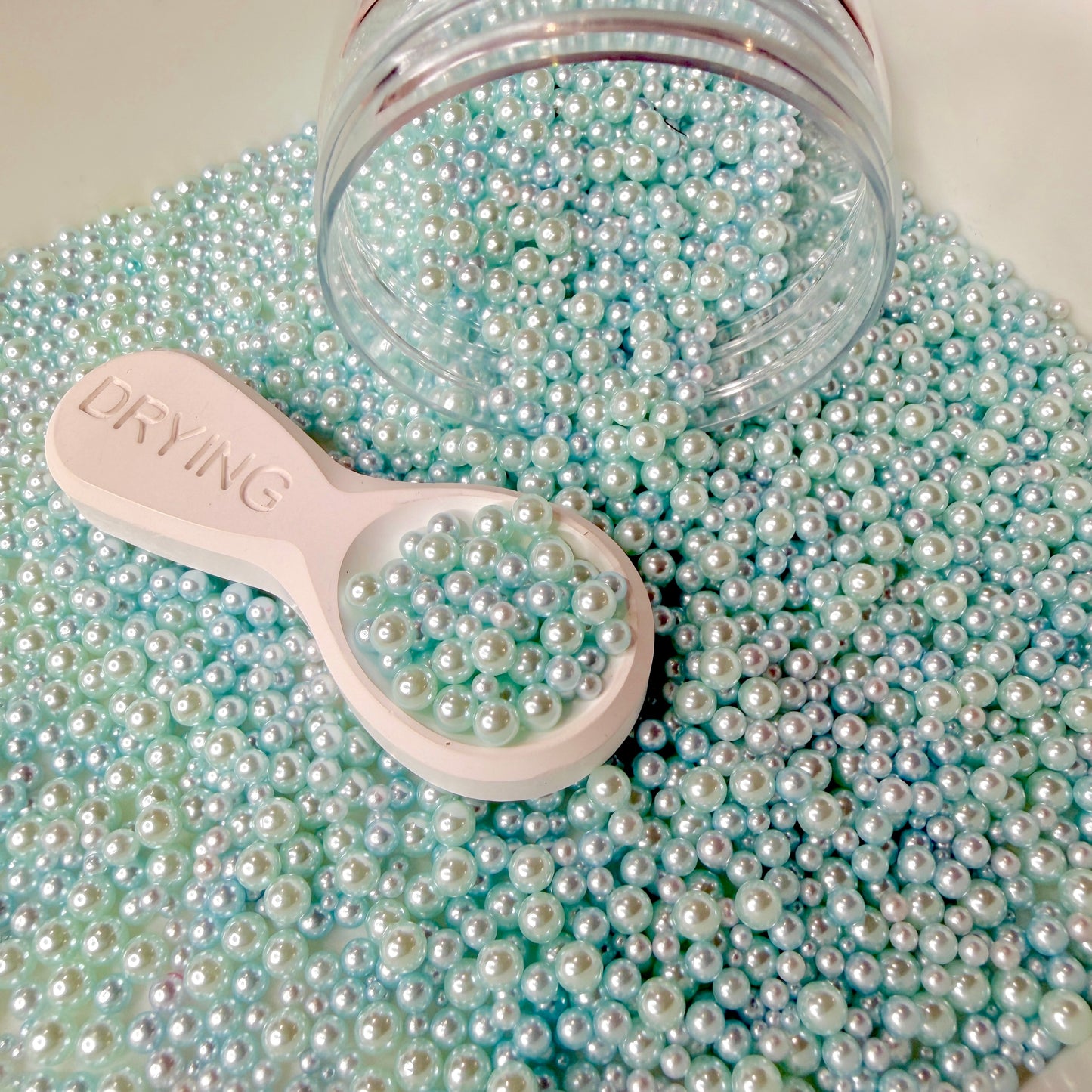 Sky Blue No Hole Pearls Slime (2.5MM-5MM; NOT EDIBLE) D12-22