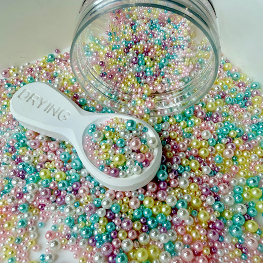 Mixed No Hole Macaron Pearls (2.5mm-5mm; NOT EDIBLE) D12-24