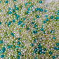 Mixed No Hole Green Pearls (2.5MM-5MM; NOT EDIBLE) D12-28