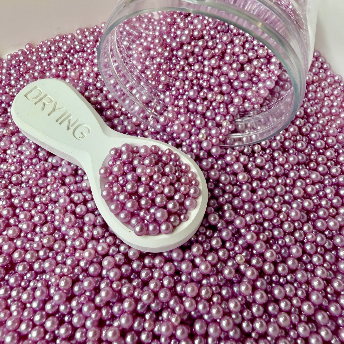 Light Purple No Hole Pearls Slime (2.5MM-5MM; NOT EDIBLE) D12-30