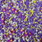 Purple Flower Pearls, Floral Polymer Clay Sprinkle Mix (NOT EDIBLE) D5-19