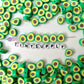 11MM Avocado Themed Polymer Clay Beads (11mm x 10mm, Hole: 1.6mm)