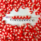 11MM Strawberry Slice Themed Polymer Clay Beads (11mm x 10mm, Hole: 1.6mm)