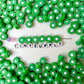 10MM Kiwi Fruit Themed Polymer Clay Beads