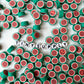 10MM Watermelon Fruit Themed Polymer Clay Beads