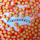 10MM Orange Slice Themed Polymer Clay Beads