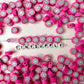 10MM Dragonfruit Themed Polymer Clay Beads