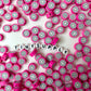 10MM Dragonfruit Themed Polymer Clay Beads