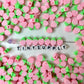 10MM Pink Strawberry Fruit Themed Polymer Clay Beads