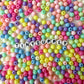 6MM/8MM Mix Solid Colored Acrylic Round Ball Beads