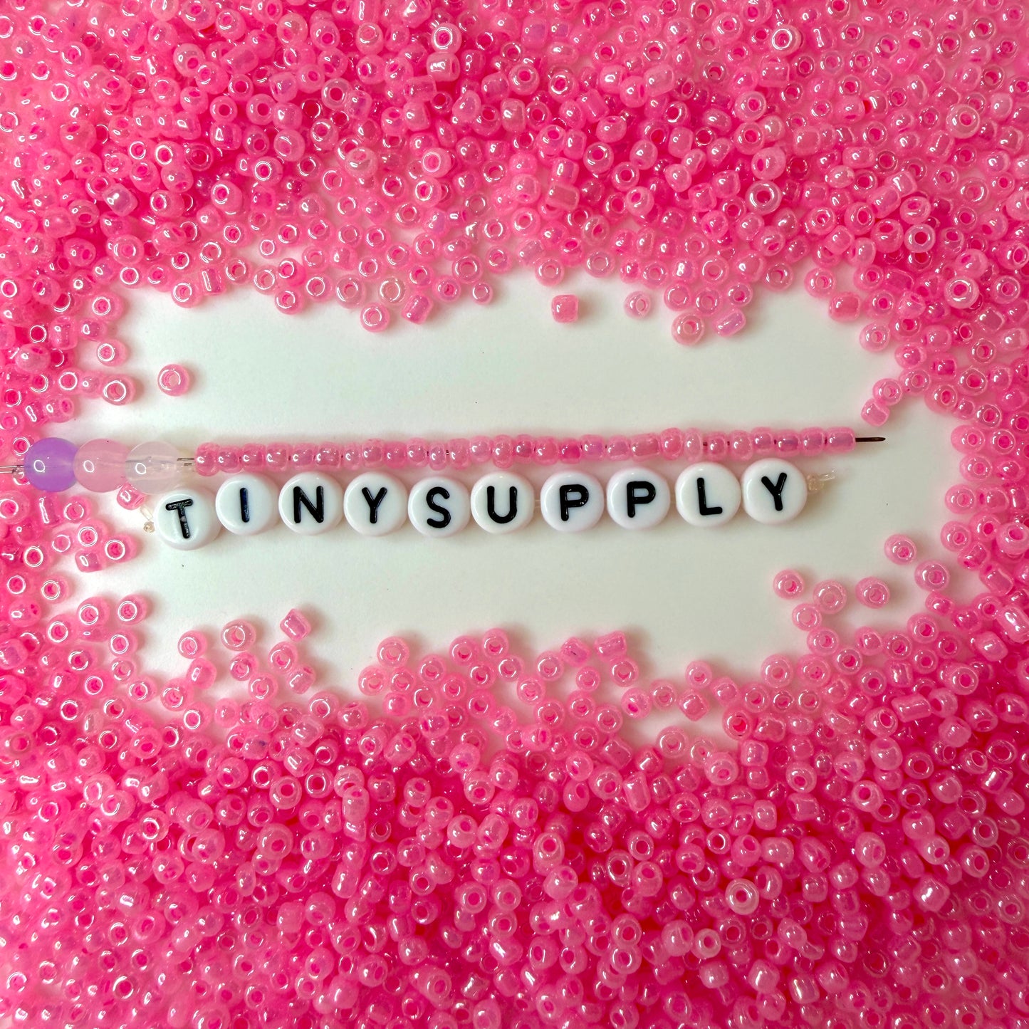 3MM Pink 8/0 Glass Seed Beads (US0003-145)