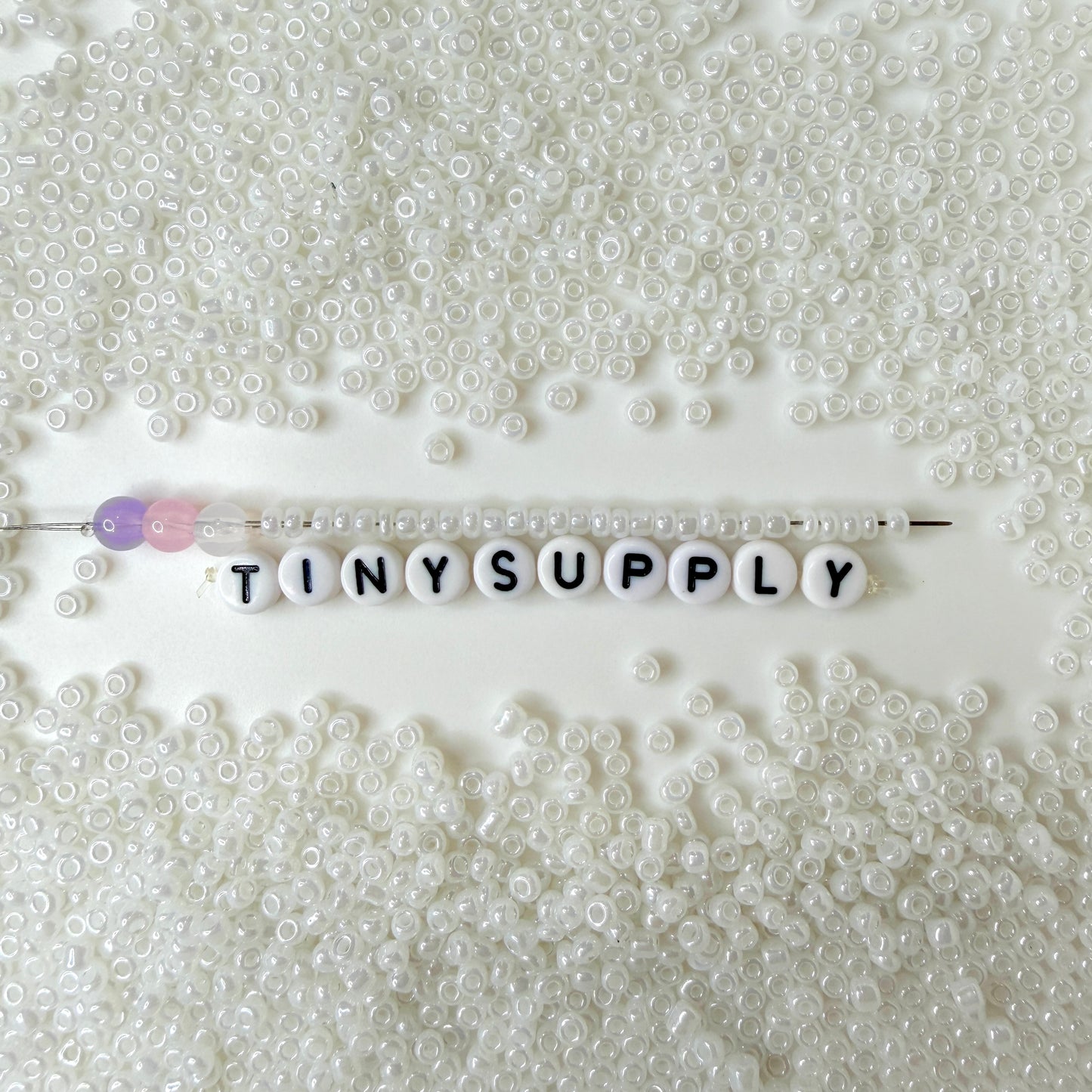 3MM White Glass Seed Beads (A011-141)
