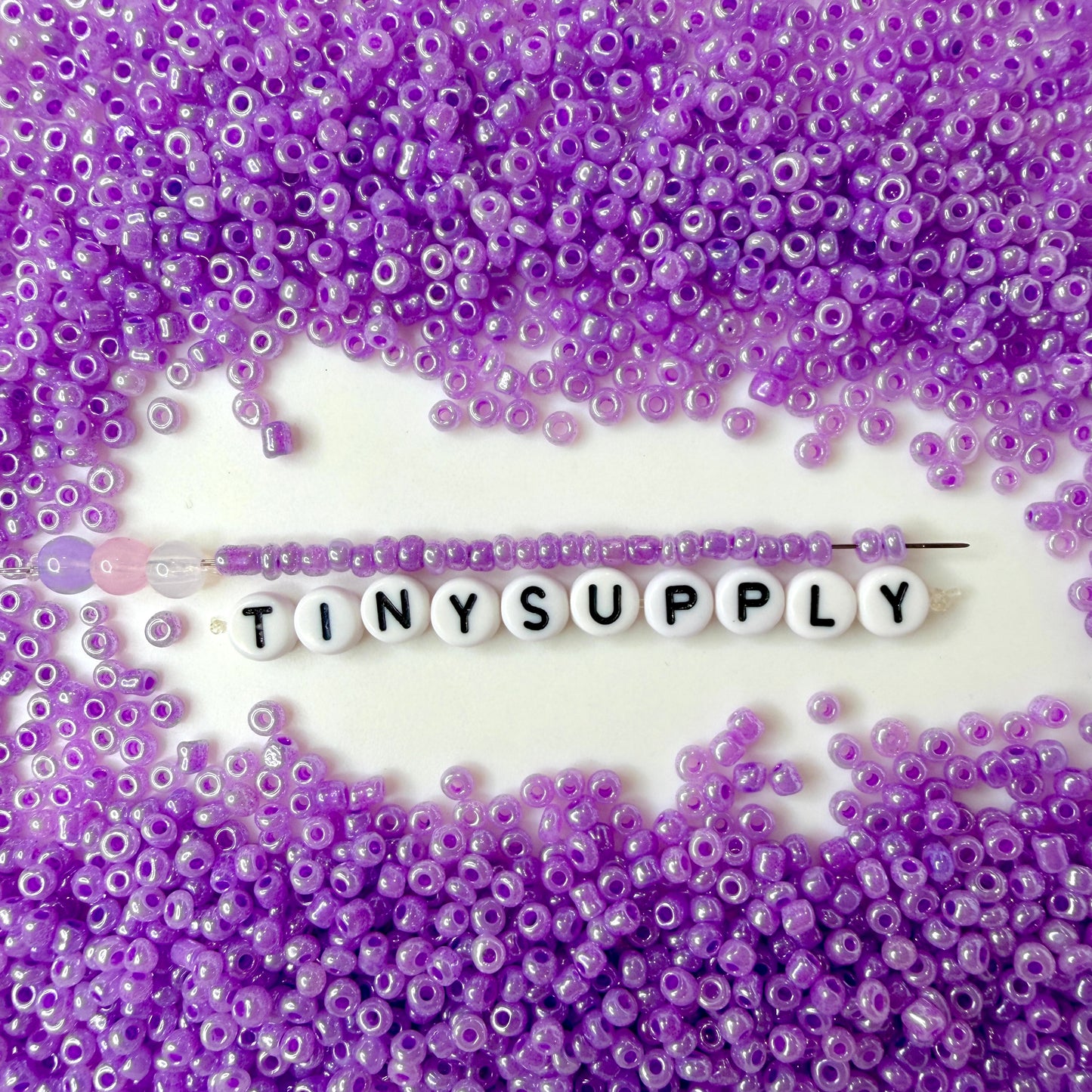 3MM Violet 8/0 Glass Seed Beads (US0003-150)
