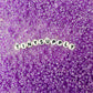 3MM Violet Glass Seed Beads (A011-150)