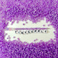 3MM Violet Glass Seed Beads (A011-150)