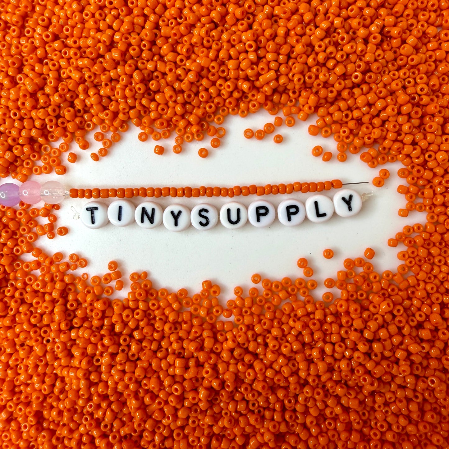 2MM Orange 12/0 Glass Seed Beads (A010-50)