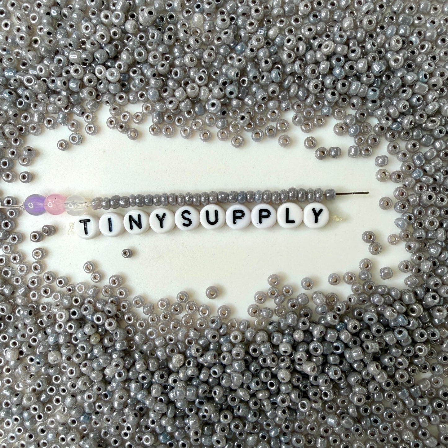 3MM Dark Gray 8/0 Glass Seed Beads (US0003-149)