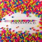 4MM Neon Mixed Color 6/0 Glass Seed Beads (T005-10)