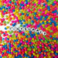 4MM Neon Mixed Color 6/0 Glass Seed Beads (T005-10)