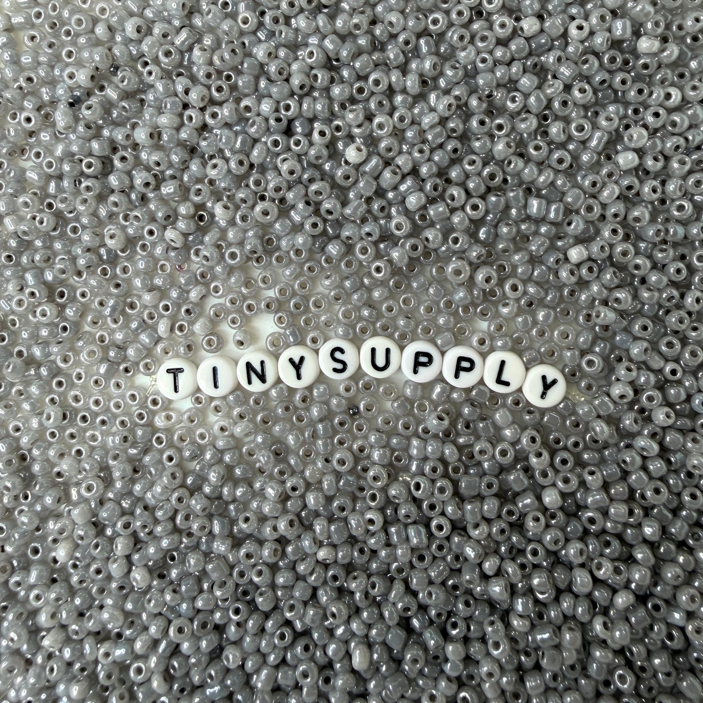 3MM Gray 8/0 Glass Seed Beads (US0003-156)