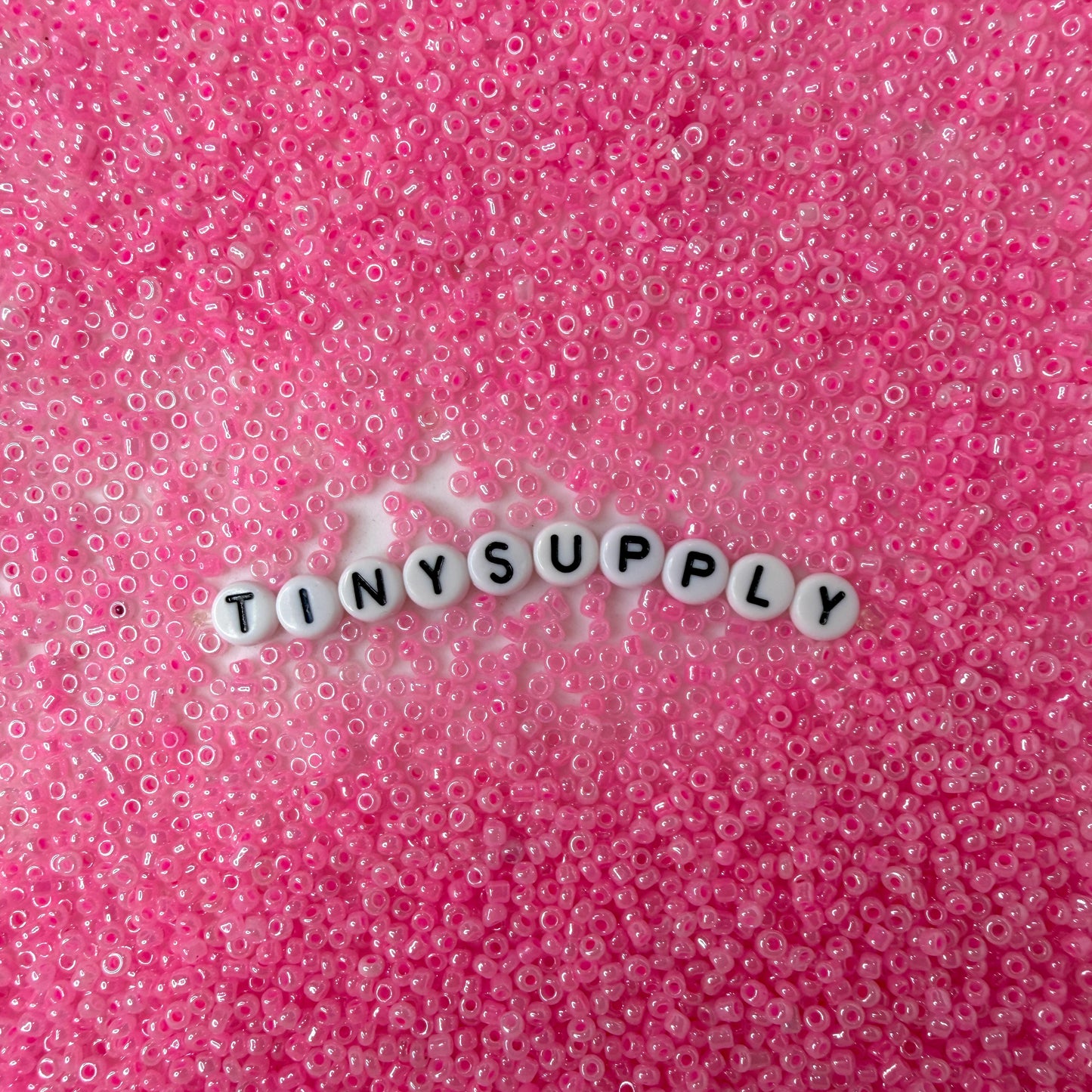 2MM Bright Pink Glass Seed Beads (A011-145-2MM)
