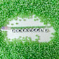 3MM Green Glass Seed Beads  (A011-144)