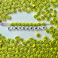 7MM Yellow Flat Round Acrylic with Black Happy Face Beads
