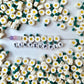 10MM White Daisy, Flower Themed Polymer Clay Beads
