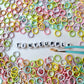 8MM Pastel Macaron or Solid Color Iron Painted Jump Rings