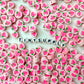 10MM Peach Fruit Themed Polymer Clay Beads (10mm x 5mm, hole: 1.3mm)