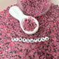 7MM Translucent Black Letter, Mixed Alphabet Acrylic Beads
