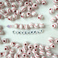 Sports Themed Acrylic Beads (Baseball, Basketball, Tennis, Football, Softball)