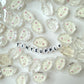 Chunky Happy White Cloud Acrylic Bead (16x20mm)