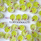 Chunky Green Tree Acrylic Bead (24.4x21mm)