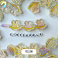 Chunky Iridescent Bunny Planet Acrylic Bead (25x25mm)