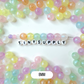 Iridescent Pastel Mermaid Mixed Color Acrylic Beads (Multiple Sizes)