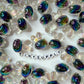 Chunky 21MM AB Bunny Rabbit Shaped Acrylic Spacer Beads