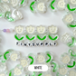 Chunky Transparent Happy Flower Acrylic Bead (24.5mmx20mm)