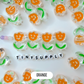 Chunky Transparent Happy Flower Acrylic Bead (24.5mmx20mm)