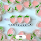 Chunky Transparent Strawberry Bead (25.5x19mm)