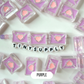 Chunky Mixed Color Love Letter Acrylic Bead (21x16mm)