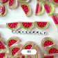 Chunky Watermelon Slice Enamel Acrylic Bead (15.5x26mm)