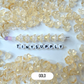 10.3MM Spray Painted Glass Flower Bud Beads