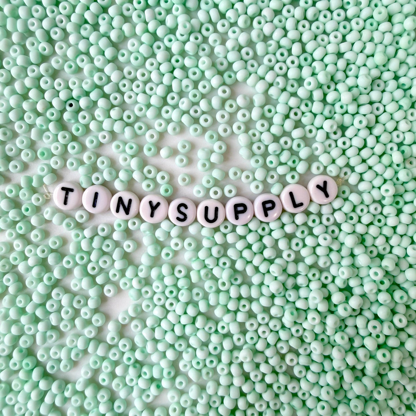3MM Frosted Light Green 8/0 Glass Seed Beads D41-01