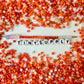 3MM Orange Mixer 8/0 Glass Seed Beads D54-12