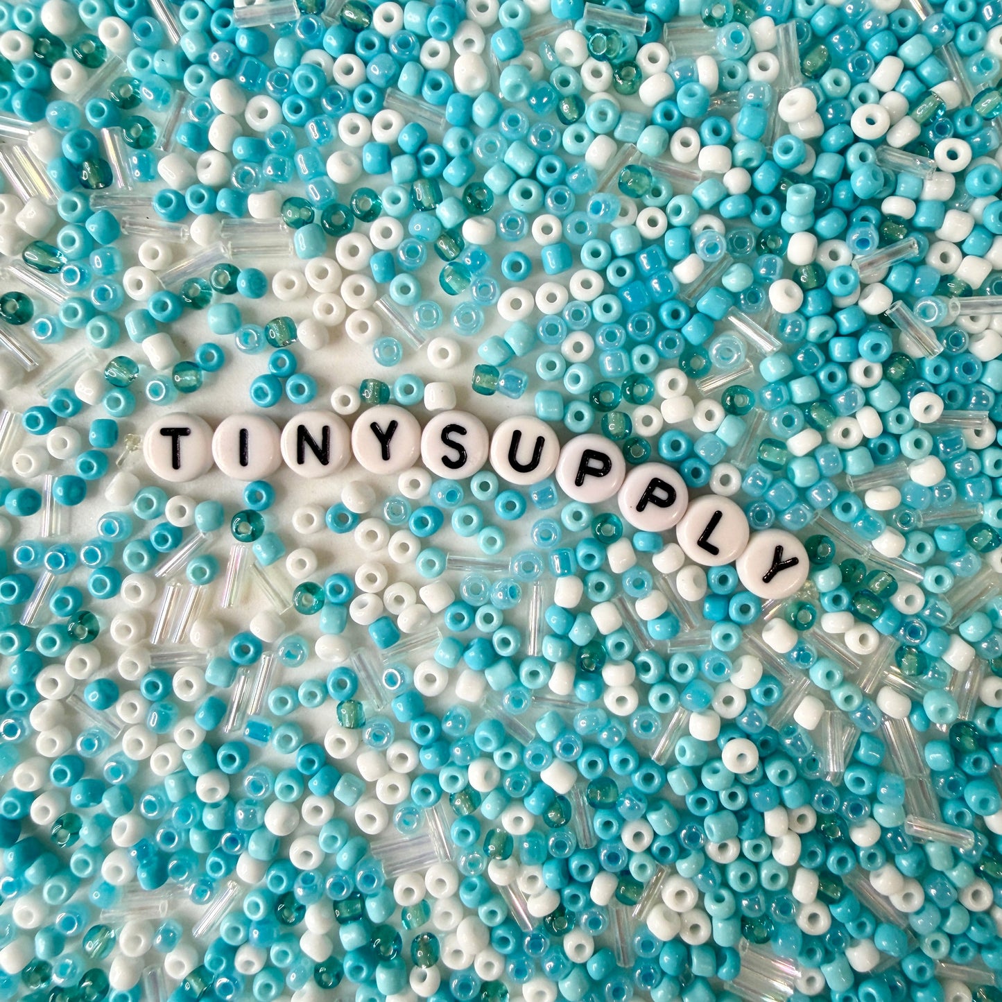 3MM Blue Mixer 8/0 Glass Seed Beads D54-14