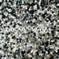 3MM Black Mixer 8/0 Glass Seed Beads D54-18