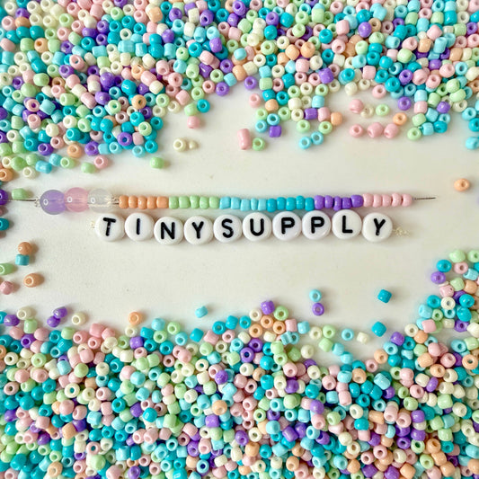 3MM Mute Rainbow Mixer 8/0 Glass Seed Beads D54-10