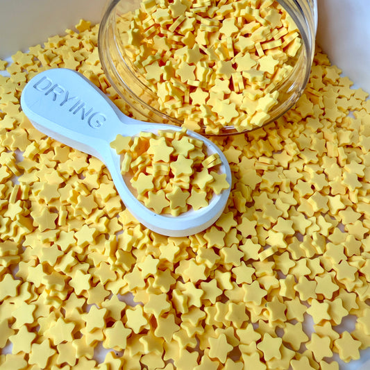 8MM Yellow Star Polymer Clay Sprinkle Piece (NOT EDIBLE) D54-19